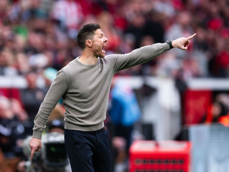 Leverkusen bleibt dank des Last-Minute-Treffers von Robert Andrich auch im 46. Pflichtspiel der Saison ohne Niederlage. - Foto: Marius Becker/dpa