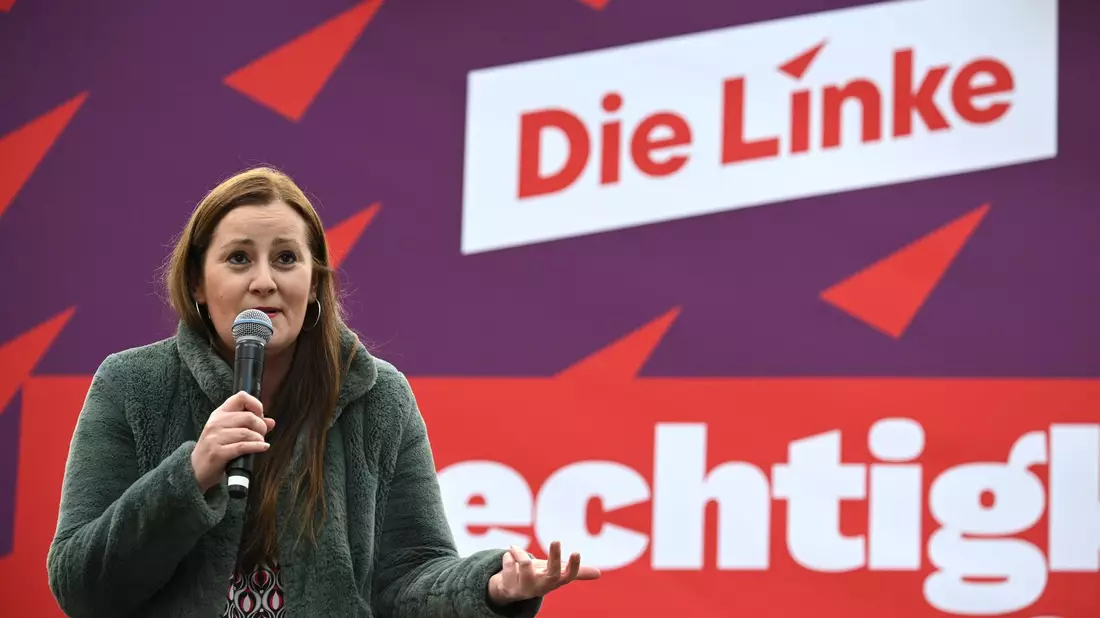 Die Linke wolle die soziale Gerechtigkeit ins Zentrum stellen, sagt die Bundesvorsitzende Janine Wissler. - Bild: Sebastian Gollnow/dpa