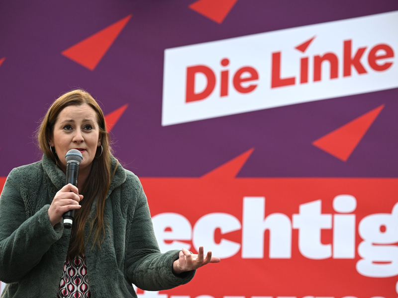 Die Linke wolle die soziale Gerechtigkeit ins Zentrum stellen, sagt die Bundesvorsitzende Janine Wissler. - Foto: Sebastian Gollnow/dpa