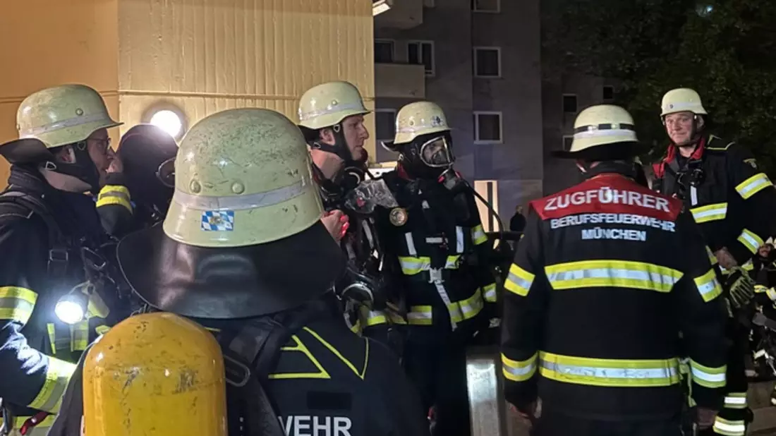 FW-M: Feuer im Hochhaus (Perlach) - Bild: presseportal.de