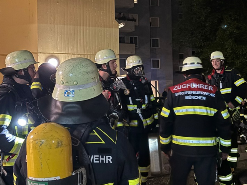 FW-M: Feuer im Hochhaus (Perlach) - Foto: presseportal.de