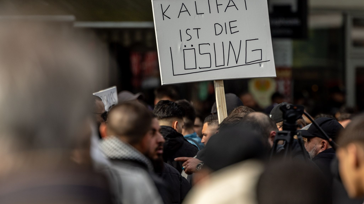 Im Hamburger Stadtteil St. Georg protestierten am Samstag mehr als 1000 Menschen gegen eine angeblich islamfeindliche Politik und Medienkampagne in Deutschland. - Foto: Axel Heimken/dpa
