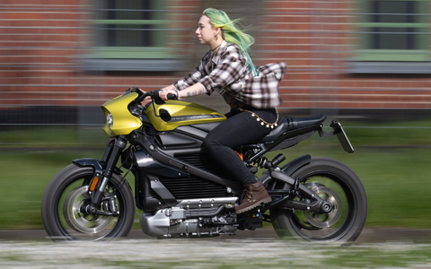 Bei schweren Motorrädern ist die E-Version deutlich weniger beliebt. - Foto: Boris Roessler/dpa