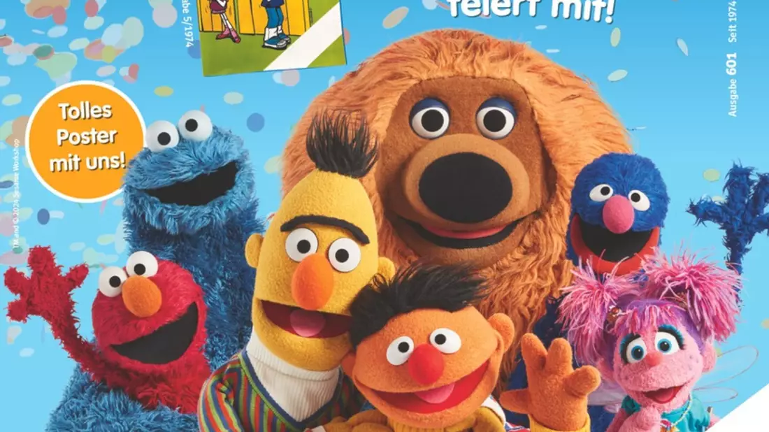 50 Jahre medizini / Ernie & Bert und das Krümelmonster gratulieren! - Bild: presseportal.de