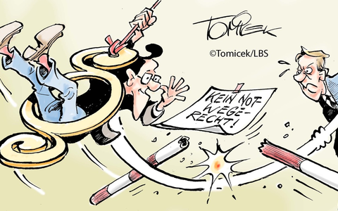 Blockierter Weg / Nachbar musste ihn zähneknirschend frei machen - Foto: presseportal.de