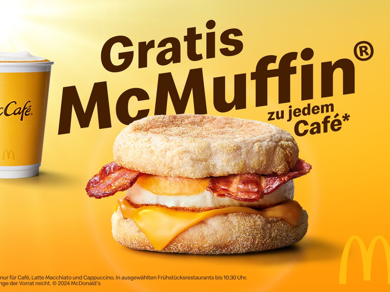 Ab heute in aller Munde: Start der Marketingoffensive zum neuen Frühstück bei McDonald's - Foto: presseportal.de