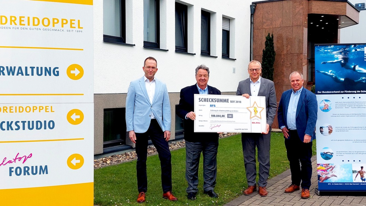 Eis essen hilft beim Schwimmen lernen - Foto: presseportal.de