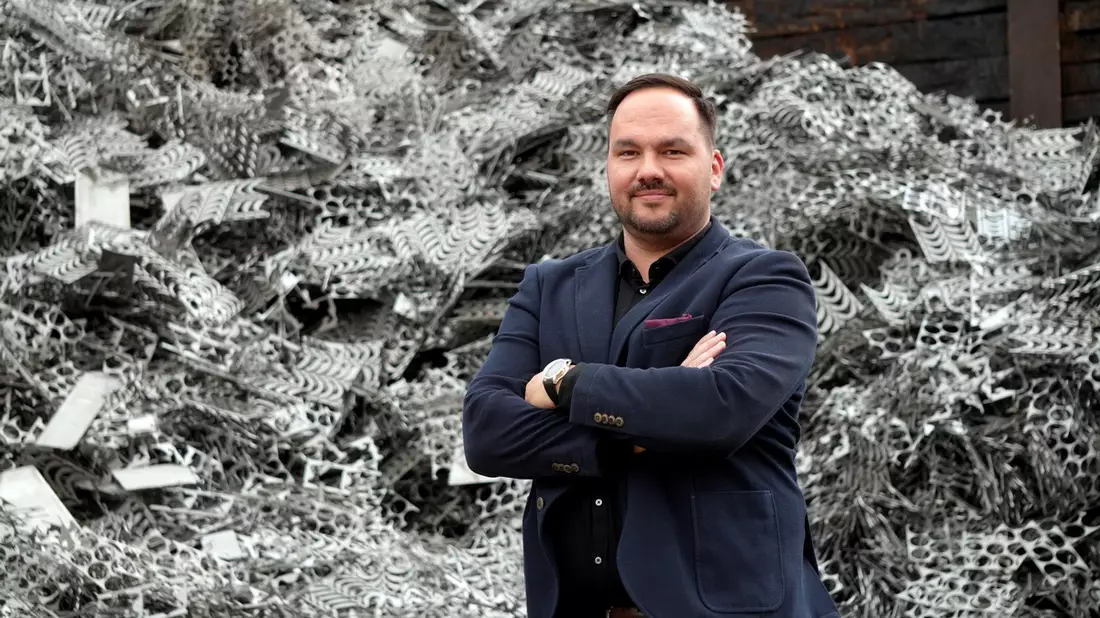 Robert Eckhold von der Hofmann Metall GmbH: So wandeln Unternehmen Altmetall in bares Geld um - Bild: presseportal.de