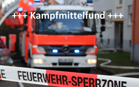 FW-BN: Vorabinformation - Kampfmittelfund in Bonn - Duisdorf - Foto: presseportal.de