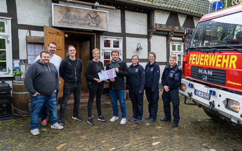 FW Flotwedel: Großzügige Spende - Mühlengrund unterstützt Jugendfeuerwehr Wienhausen - Foto: presseportal.de