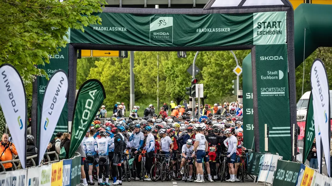 Škoda sorgt beim Radsportklassiker Eschborn-Frankfurt und der Škoda Velotour für Bewegung - Bild: presseportal.de