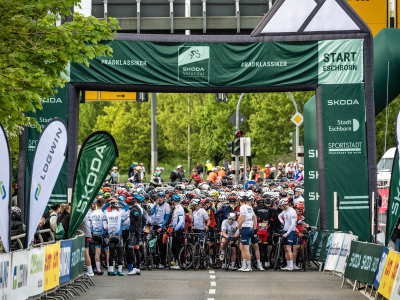 Škoda sorgt beim Radsportklassiker Eschborn-Frankfurt und der Škoda Velotour für Bewegung - Foto: presseportal.de