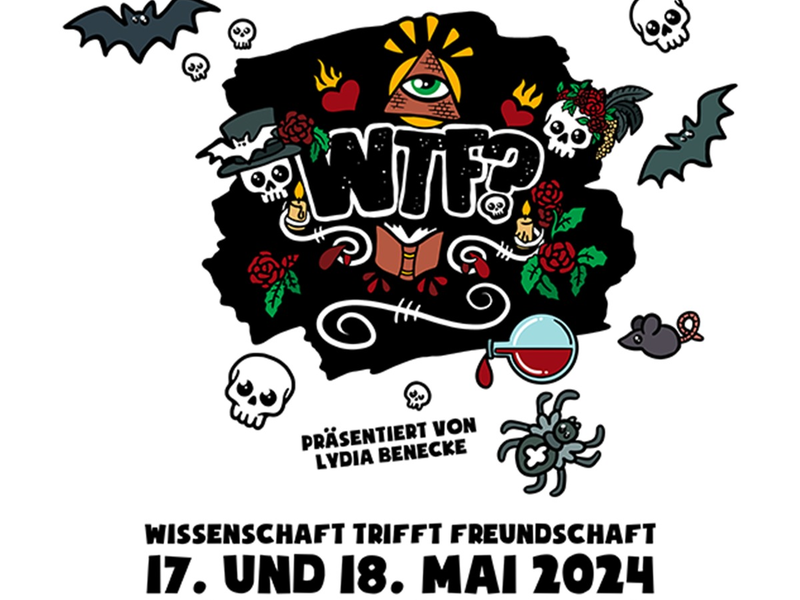 WTF! Wissenschaft trifft Freundschaft - Kriminalpsychologin Lydia Benecke lädt am 17./18. Mai 2024 zum dritten Wissens-Festival WTF! - Wissenschaft trifft Freundschaft in den Kupfersaal Leipzig ein - Foto: presseportal.de