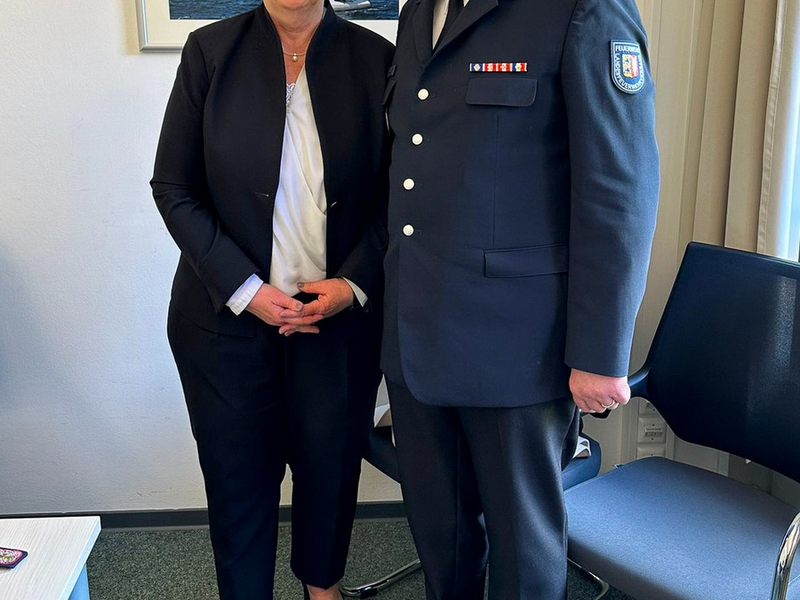 FW-LFVSH: Jörg Nero offiziell zum Landesbrandmeister ernannt - Foto: presseportal.de