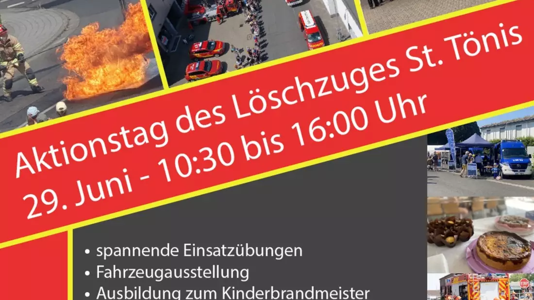FW Tönisvorst: Aktionstag der Feuerwehr Tönisvorst - Löschzug St. Tönis - Bild: presseportal.de