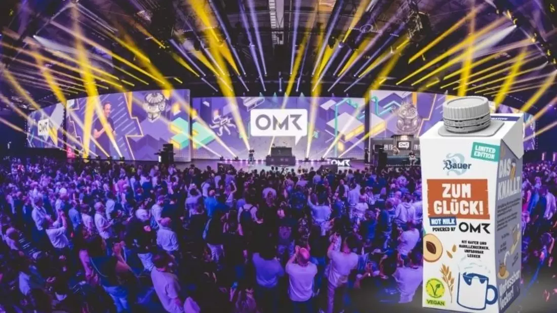 Mit Special Support von Fitness-Creatorin Anna Engelschall: Bauer ZUM GLÜCK! wird Teil von OMR & Friends - Bild: presseportal.de