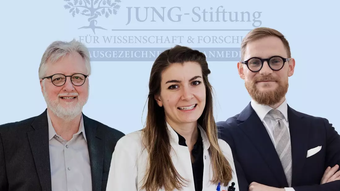 Medizin-Preisverleihung: Jung-Stiftung für Wissenschaft und Forschung setzt 2024 Schwerpunkt auf Nachwuchsförderung / Maximilian U. Friedrich, Christine Maria Poch, Rudolf Zechner werden heute geehrt - Bild: presseportal.de