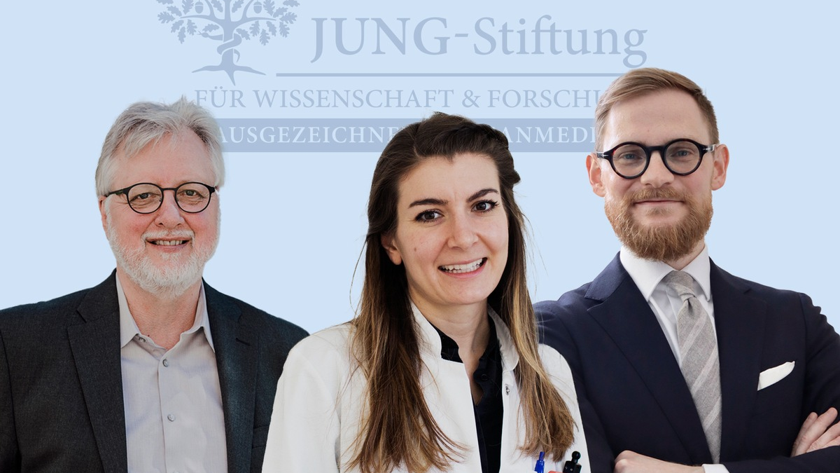 Medizin-Preisverleihung: Jung-Stiftung für Wissenschaft und Forschung setzt 2024 Schwerpunkt auf Nachwuchsförderung / Maximilian U. Friedrich, Christine Maria Poch, Rudolf Zechner werden heute geehrt - Foto: presseportal.de