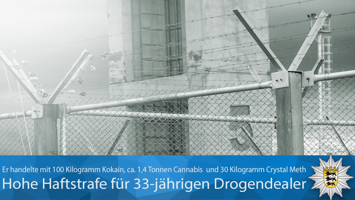LKA-BW: Empfindlicher Schlag gegen die organisierte Rauschgiftkriminalität - hohe Haftstrafe für Rauschgifthändler - Foto: presseportal.de