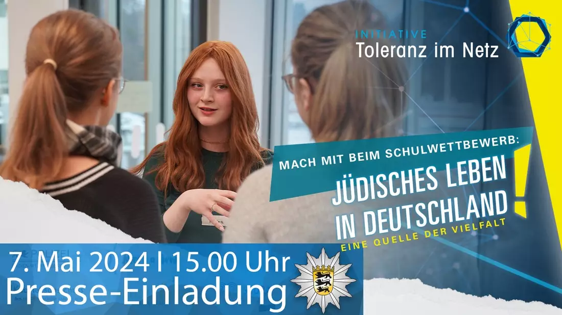 LKA-BW: Presse-Einladung - Prämierung Schulwettbewerb gegen Antisemitismus - Jüdisches Leben in Deutschland: Eine Quelle der Vielfalt - Bild: presseportal.de