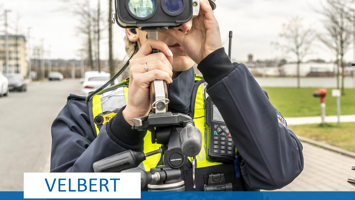 POL-ME: Unangekündigte Geschwindigkeitskontrollen: 177 waren zu schnell unterwegs - Velbert - 2405016 - Foto: presseportal.de