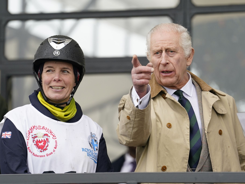 König Charles III. zeigte sich bei der Royal Windsor Horse Show. - Foto: Andrew Matthews/PA Wire/dpa