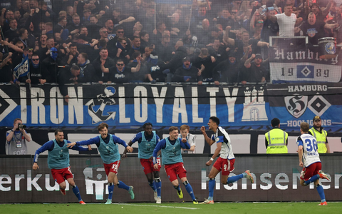 Sorgte für die Entscheidung: Andreas Hountondji. - Foto: Christian Charisius/dpa