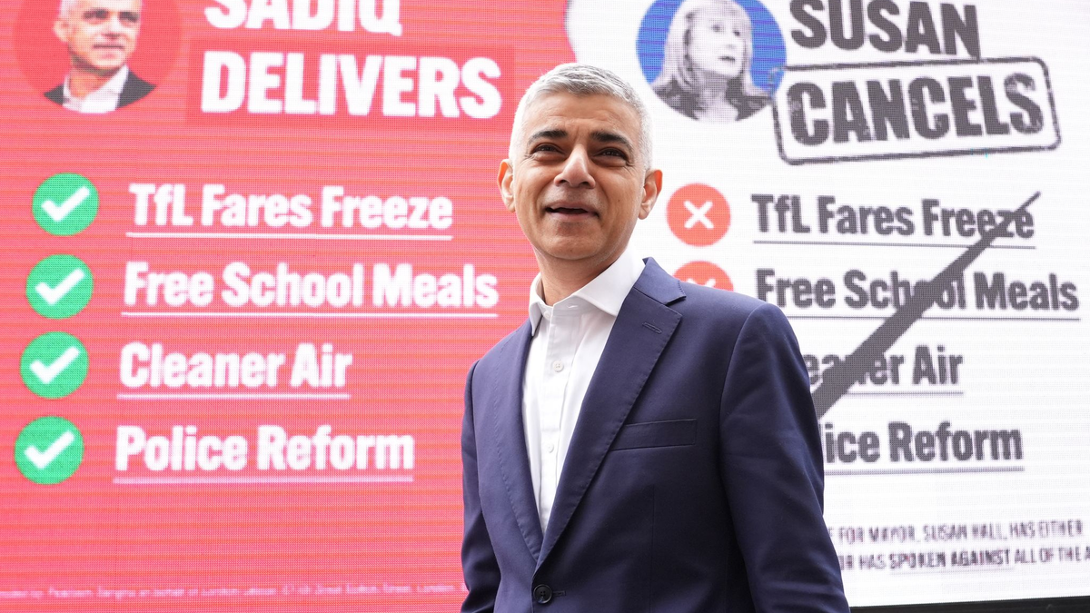 Sadiq Khan gilt als Favorit. - Foto: Stefan Rousseau/PA Wire/dpa