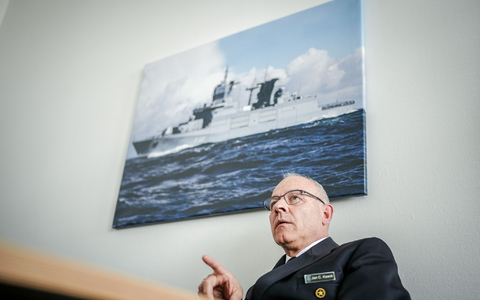 Vizeadmiral Jan Christian Kaack: «Ich bin mir da mit dem Minister einig, denn wir müssen jetzt in die Flotte der Zukunft investieren.» - Foto: Kay Nietfeld/dpa
