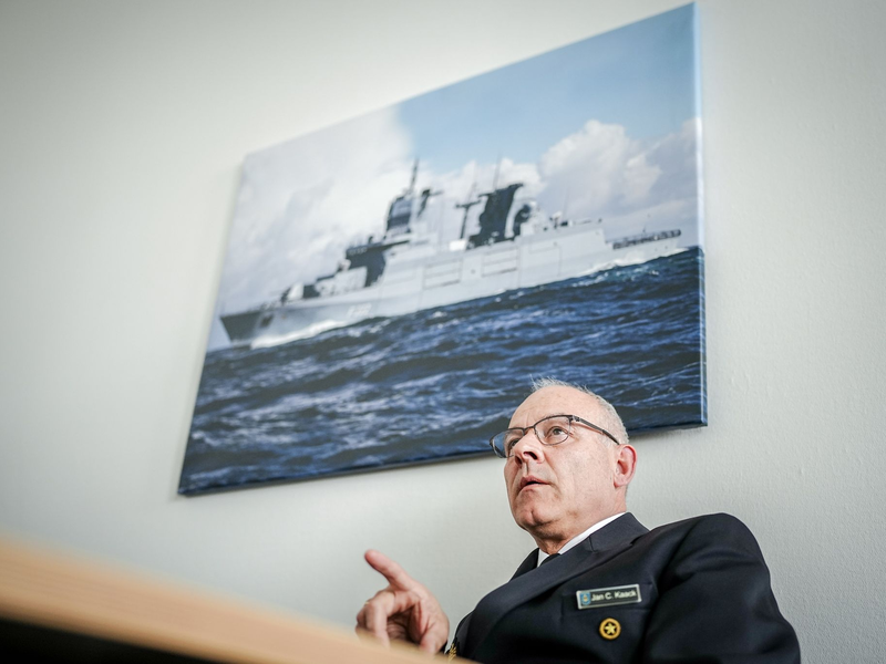 Vizeadmiral Jan Christian Kaack: «Ich bin mir da mit dem Minister einig, denn wir müssen jetzt in die Flotte der Zukunft investieren.» - Foto: Kay Nietfeld/dpa