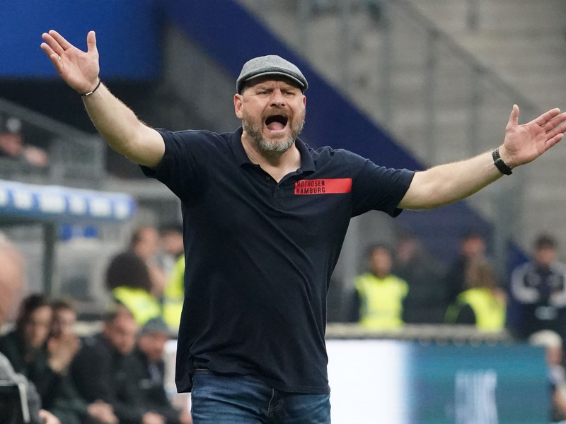 Steffen Baumgart rechnet mit seinen Kritikern ab. - Foto: Marcus Brandt/dpa