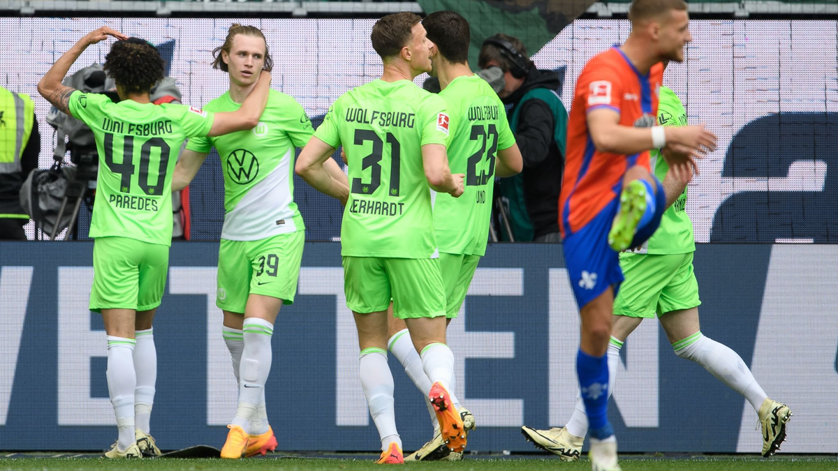 Wolfsburg holte sich im Heimspiel gegen Darmstadt die drei Punkte. - Foto: Swen Pförtner/dpa