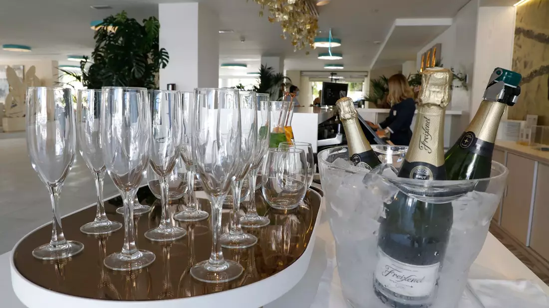 In Katalonien verdorren Weinreben - es ist zu trocken. Freixenet zieht nun Konsequenzen. - Bild: Clara Margais/dpa