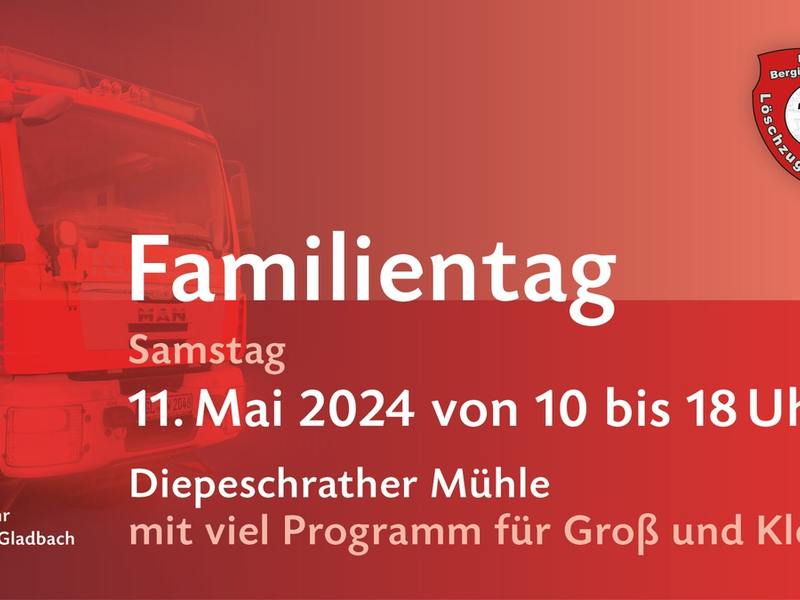 FW-GL: Familientag der Feuerwehr Bergisch Gladbach am 11. Mai 2024 - Foto: presseportal.de