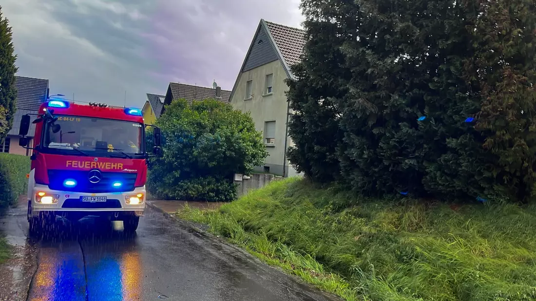 FW Wachtberg: Einsatzbilanz: Gewittertief Flurina über Wachtberg - Bild: presseportal.de