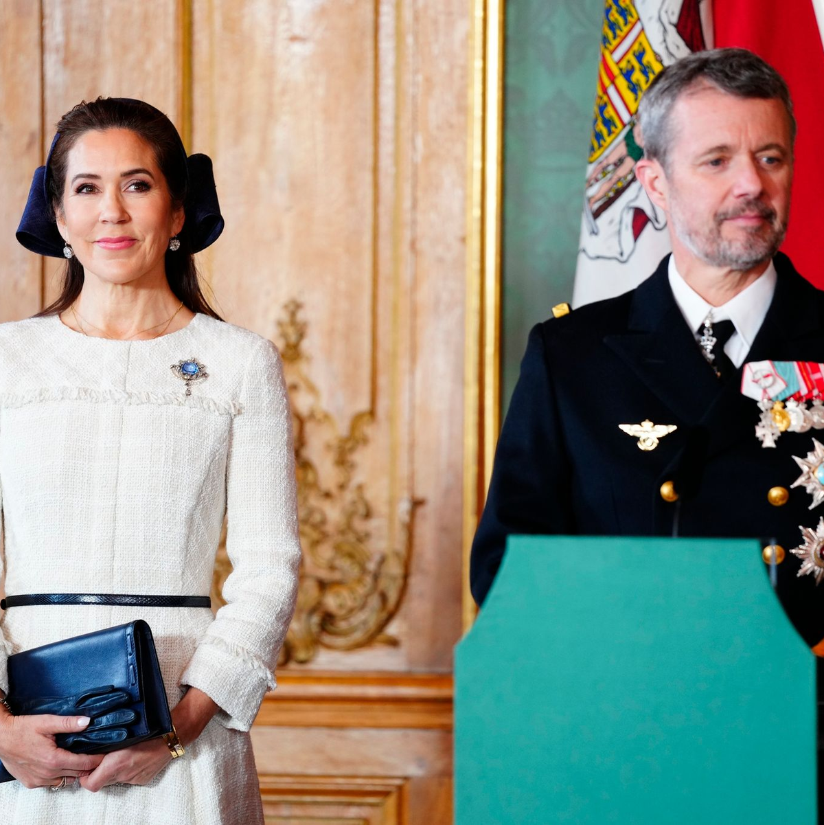 Dänemarks König Frederik X. und Königin Mary beim Besuch in Schweden. - Foto: Ida Marie Odgaard/Ritzau Scanpix Foto/AP/dpa