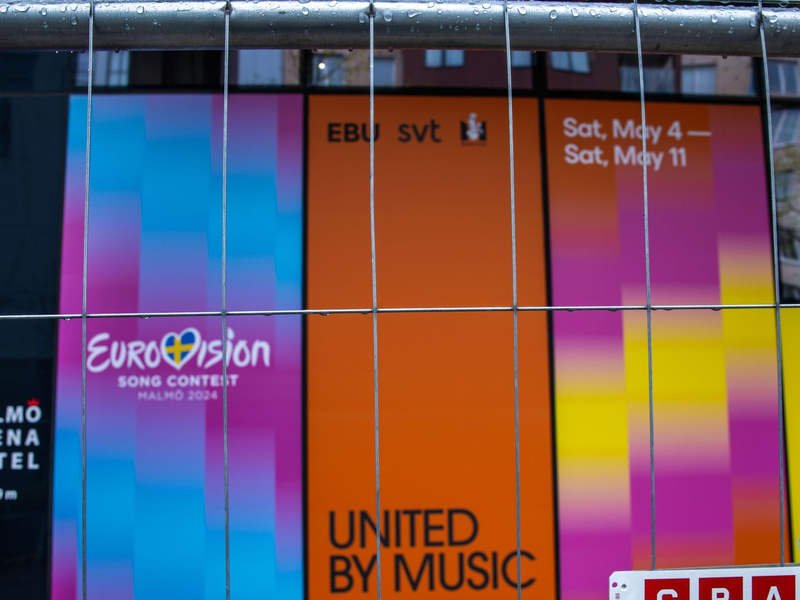 Auf der Straße Proteste, in der Halle Unterstützung für Israel beim ESC in Basel (Archivbild). - Foto: Jens Büttner/dpa