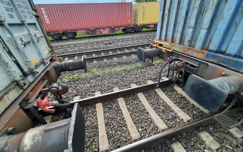 BPOL-HB: Manipulation am Güterzug - Zwangsbremsung! - Foto: presseportal.de