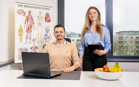 Kevin Griesbeck und Lisa Guggemos: Abnehmen trotz vollgepacktem Alltag - Foto: presseportal.de