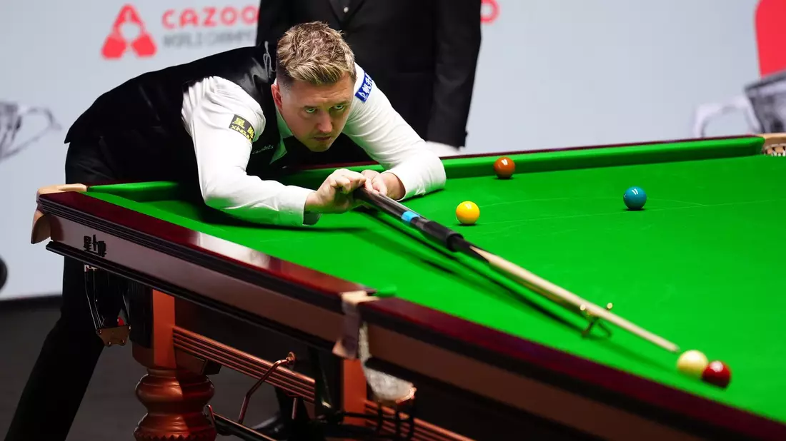 Eroberte in Sheffield den Snooker-Thron: Kyren Wilson. - Bild: Mike Egerton/PA Wire/dpa