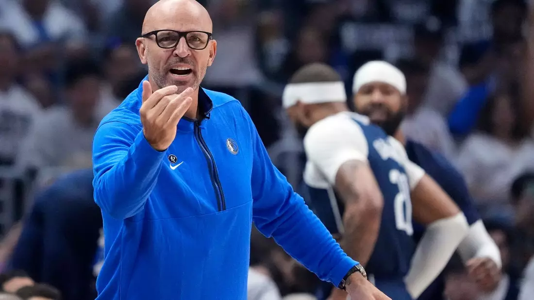 Jason Kidd ist seit 2021 Coach in Dallas. - Bild: Mark J. Terrill/AP/dpa