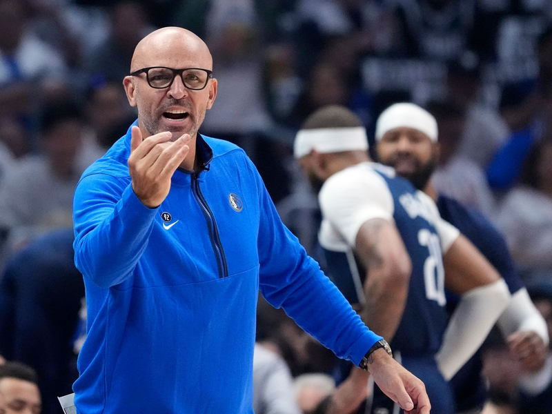 Jason Kidd ist seit 2021 Coach in Dallas. - Foto: Mark J. Terrill/AP/dpa