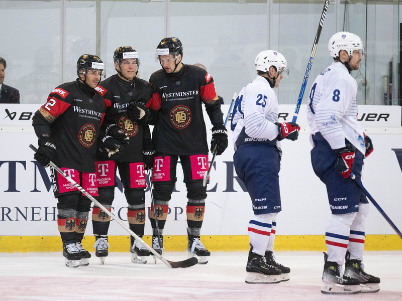 Deutschland setzte sich im letzten WM-Test gegen Frankreich durch. - Foto: Sebastian Kahnert/dpa