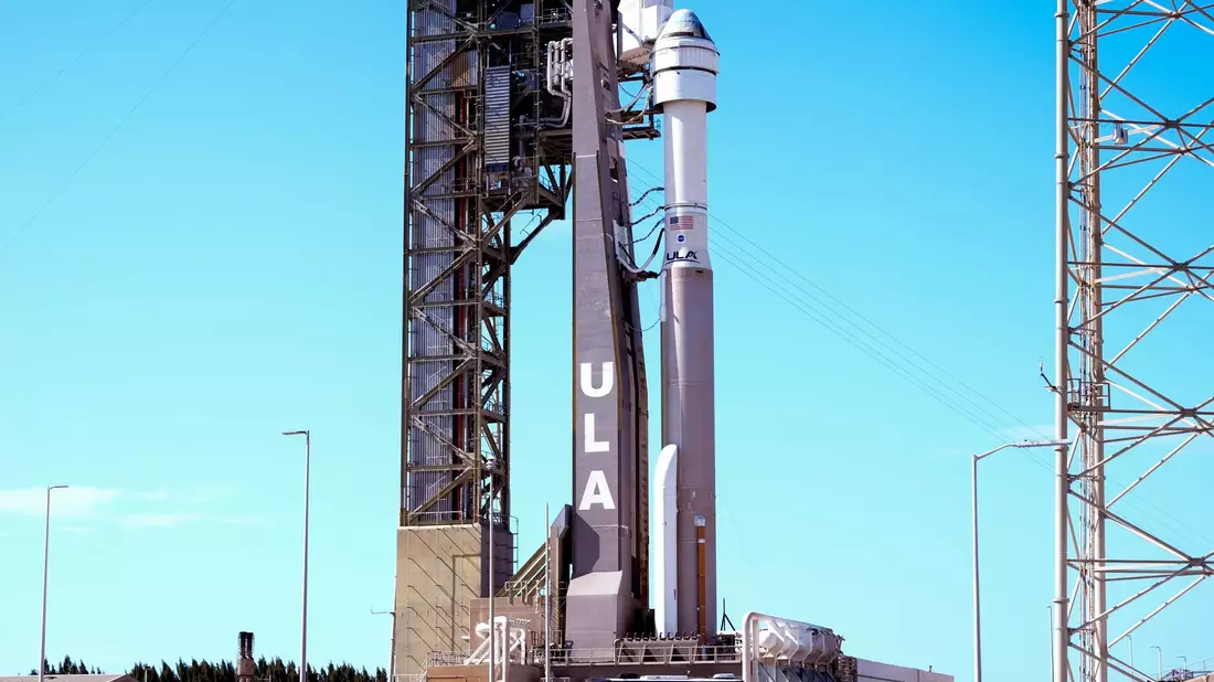 Eigentlich war geplant, dass Wilmore und Williams mit dem «Starliner» zu dessen erstem bemannten Testflug zur Internationalen Raumstation ISS aufbrechen. - Bild: John Raoux/AP/dpa