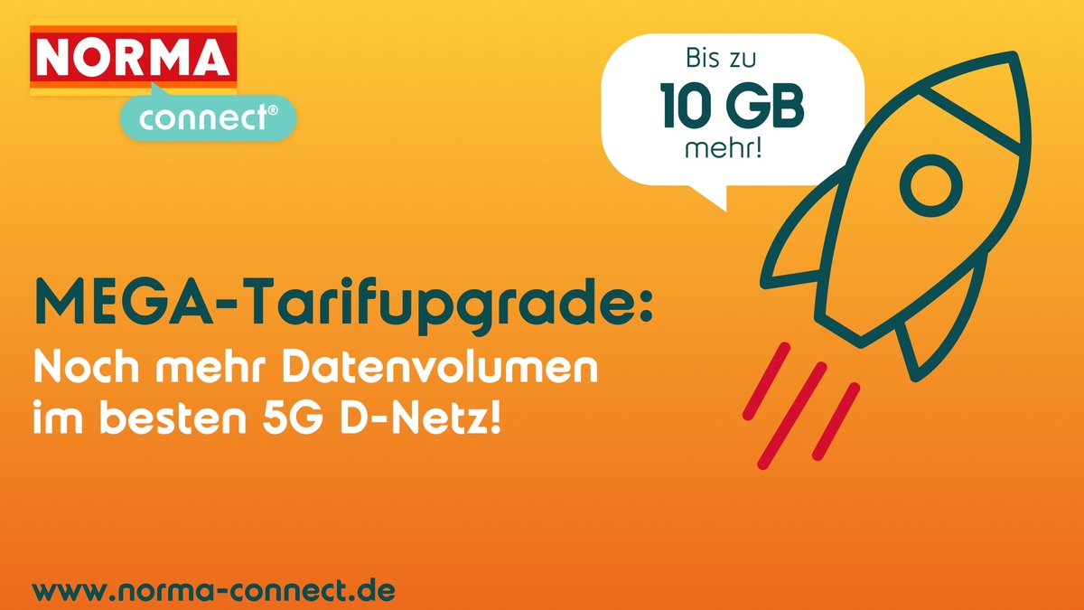 NORMA Connect führt neue Tarife ein: Mehr Datenvolumen zum Tiefpreis / Noch mehr Leistung für kleines Geld - Foto: presseportal.de