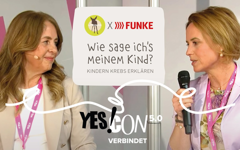 LÄSSIG x FUNKE auf der YES!CON 5.0/ Panel: Kindern Krebs erklären - Foto: presseportal.de