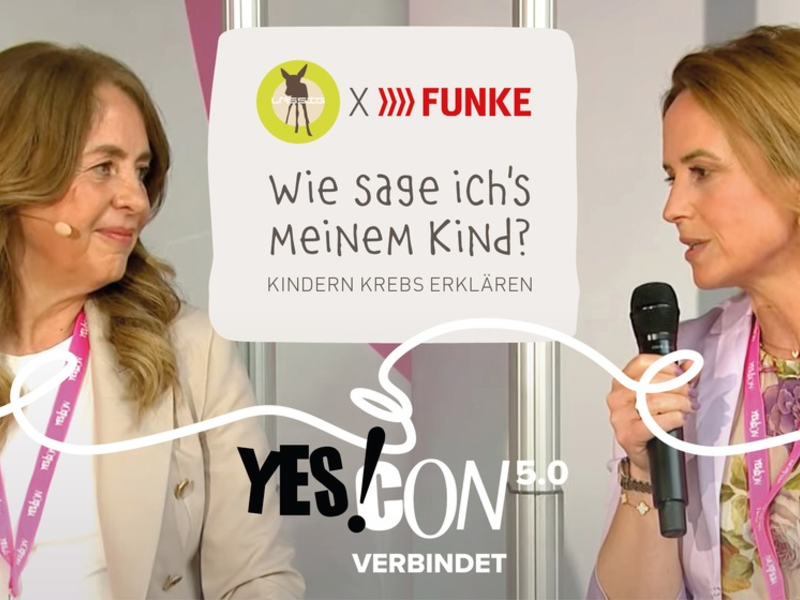 LÄSSIG x FUNKE auf der YES!CON 5.0/ Panel: Kindern Krebs erklären - Foto: presseportal.de