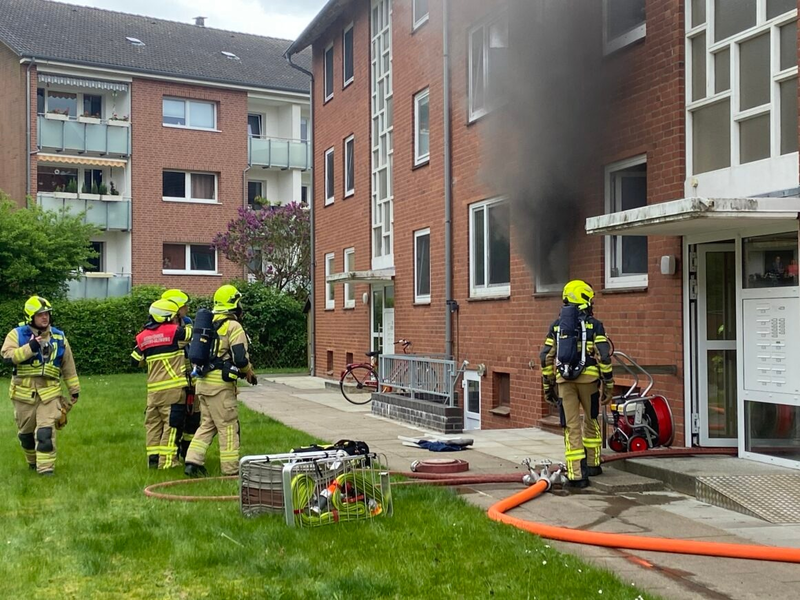 FW-SE: Feuer in einer Küche eines Mehrfamilienhauses in Henstedt-Ulzburg - Foto: presseportal.de