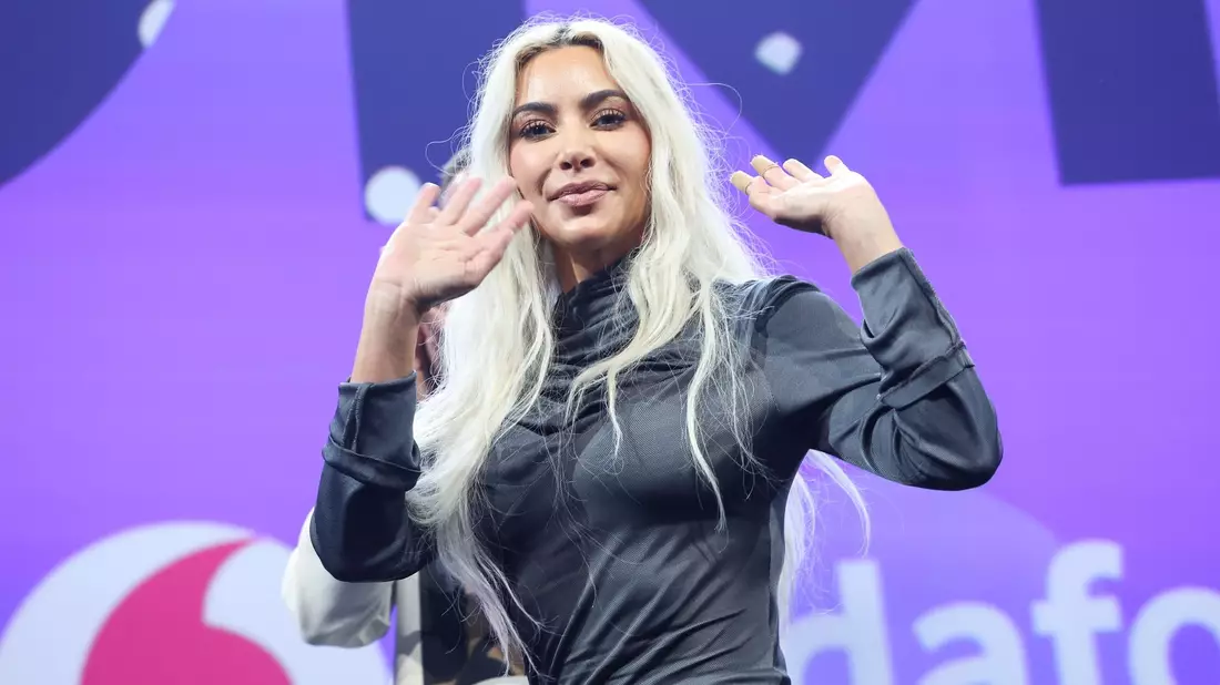 US-Superstar Kim Kardashian auf der Digital- und Marketingmesse OMR in Hamburg. - Bild: Christian Charisius/dpa