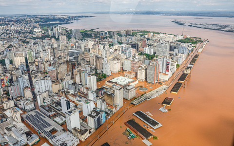 Der Süden von Brasilien ist von schweren Überschwemmungen betroffen. - Foto: Ricardo Stuckert/Palacio Planalto/dpa